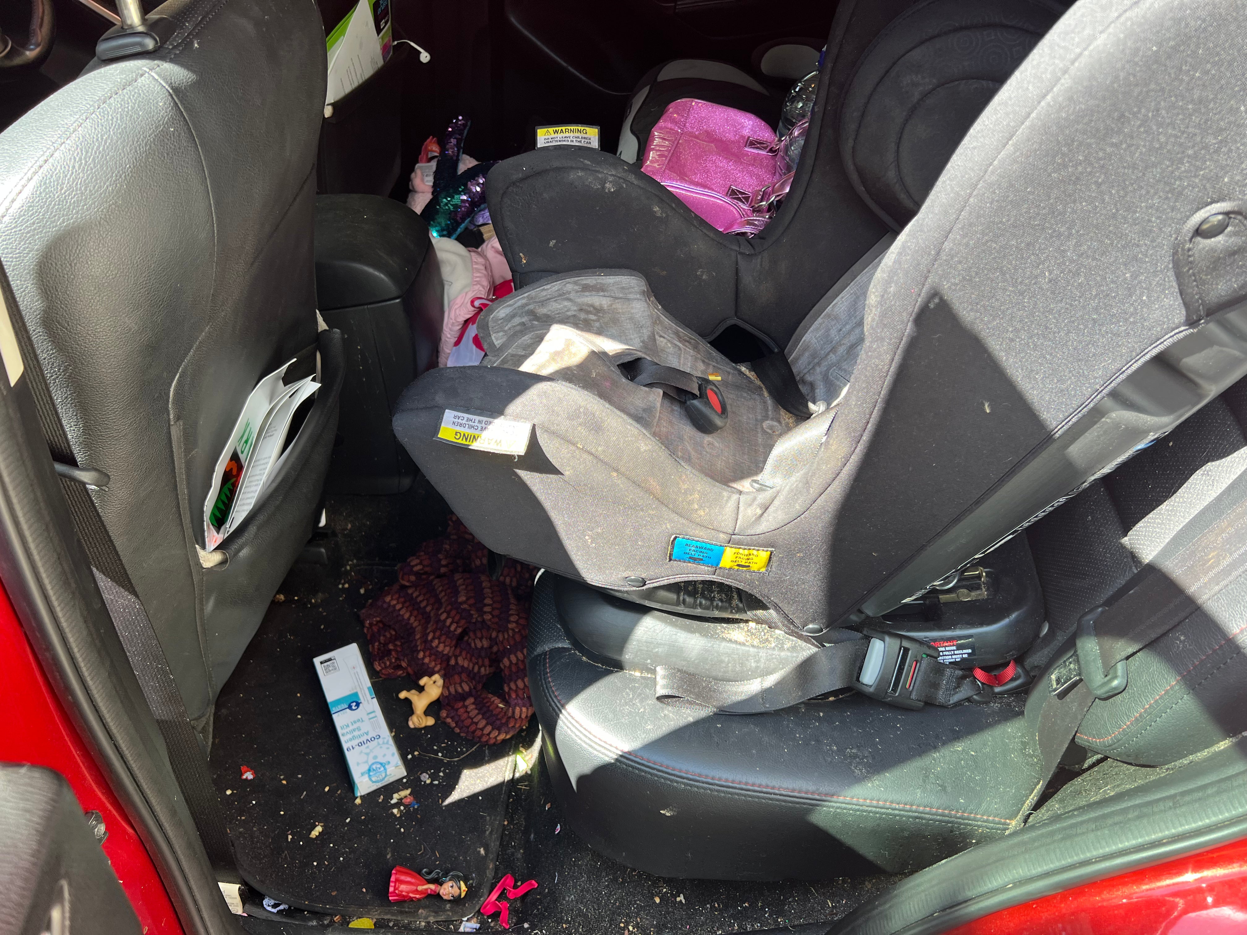 Child Car Seat Cleaning