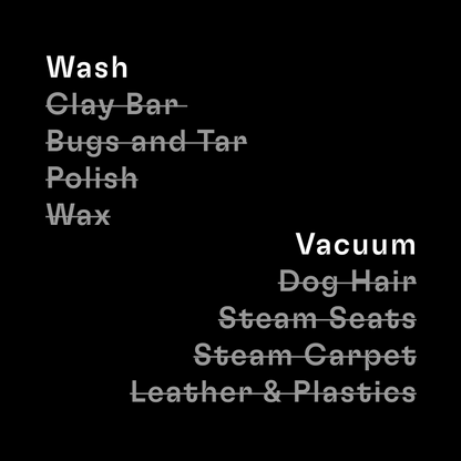 Wash and Vac